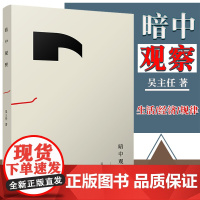 暗中观察 吴主任著 复旦大学出版社 经济学通俗读物 经济学 9787309152401