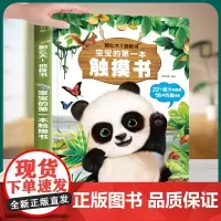 宝宝的第一本触摸书0-2岁宝宝圣诞礼物 婴儿书早教益智玩具0到2-3岁绘本1岁半立体书地板书本撕不烂立体儿童书籍幼儿触觉