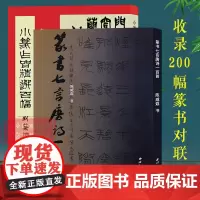 篆书作品全套两册 小篆作品精选百幅+篆书七言唐诗一百首 精选百幅百首名家小篆书法集字古诗对联作品集篆书字帖临摹范本 西泠