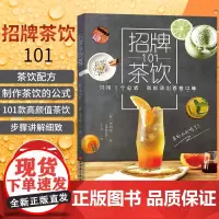 招牌茶饮101 招牌茶饮奶茶红绿茶制作大全 口味调制技巧 创意果茶 健康水果茶配方自制方法花样饮品大师蔬果汁做法教程书籍