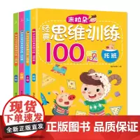 全4册 米拉朵经典思维训练100题 幼儿园书籍 全套 早教 思维训练书籍 幼儿阶梯数学思维训练 大班儿童益智书籍 开发大