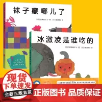 冰激凌是谁吃的袜子藏哪儿了 精装全2册 绘本大师五味太郎作品 宝宝启蒙认知绘本想象力图画书精装 0-2-3-6岁成长绘本