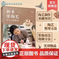 新手学陶艺从入门到精通 陶艺手作手工技巧书 儿童陶艺制作 陶艺初学者入门教程 陶器原材料成型技法装饰方法烧制书籍 陶艺