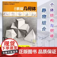经典全集 素描几何体石膏8开临摹本书籍单个体结构与明暗静物组合精选篇画到位基础初学者入门美术敲门砖教程材 杨建飞