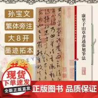 正版康里子山草书述张旭笔法 彩色放大本中国著名碑帖 第七辑 孙宝文 毛笔软笔书法字帖临摹入门书籍 上海辞书