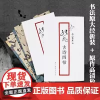 张旭古诗四帖 书法原大经折装原作高清放大图 原作1+1折页毛笔书法字帖临摹描红 草书毛笔书法墨迹鉴赏收藏 南山书画 张旭