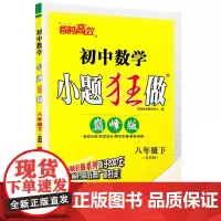 2024新版春恩波教育 初中数学小题狂做巅峰版八年级下册苏科版 初二8年级下学期SK版 苏教版同步复习教辅含答案小帮手