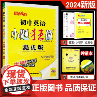 恩波教育2024春新版 初中英语小题狂做提优版初中 八年级下册 译林版YL/SJ版 初二英语同步练习训练附赠答案解析测试