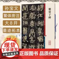 爨宝子碑 彩色放大本中国著名碑帖 孙宝文繁体旁注东晋隶书楷书毛笔书法成人学生临摹临帖练习字帖古帖拓本书籍 上海辞书出版社