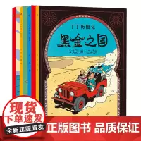 丁丁历险记全套4册小学生课外阅读书籍7-10-12岁儿童读物故事书二三四五年级儿童文学非注音连环画小人书儿童绘本