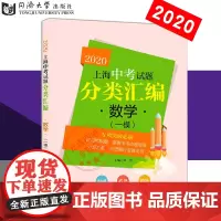 2020上海中考试题分类汇编 数学 一模 上海中考一模分类汇编 初一初二初三中考复习用书 中考试题模拟测试 同济大