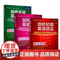 [中文版3本]剑桥初级中级高级英语语法 剑桥国际英语语音在用(英语在用系列丛书)剑桥大学出版社 3本套装