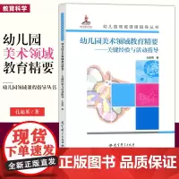 正版 幼儿园美术领域教育精要 关键经验与活动指导 孔起英 幼儿园领域课程指导丛书 教师幼师培训用书 教育教学教育科学