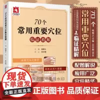 70个常用重要穴位临证精解人体经络特效秘验腧穴位保健按摩针灸刺艾灸养生治疗疾病临床图解中医针灸基本功临床初学零基础入门书