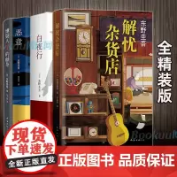 东野圭吾小说集全套共4册 白夜行+解忧杂货店+嫌疑人x的献身+恶意 四大推理小说 日本侦探悬疑小说代表之作书籍正版