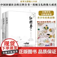 红楼梦原著正版(上下全二册)曹雪芹、高鹗 原著无删减无障碍阅读一百二十回 初中生高中生高中版课外阅读书籍四大名著小说