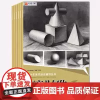 6册青少年美术技法辅导丛书美术素描基础教程零基础入门素描铅笔绘画石膏几何体单体组合体成人手绘画本临摹结构素描基础教程