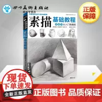 经典全集 素描零基础初自学入门教程材书籍者铅笔手绘画画册本 美术考试参考书籍几何素描美术的诀窍临摹范本精通套人物考级杨建