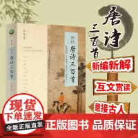 唐诗三百首 柏桦著(含诗词人物背景精讲)中国古诗词详细解读互文鉴赏文学书籍 初中生版9九年级上课外阅读书 唐诗三百首正版