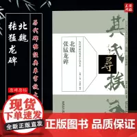 历代碑帖经典单字放大本 北魏 张猛龙碑 碑帖书法练字帖 简体旁注 楷书书法毛笔字帖 安徽美术出版社