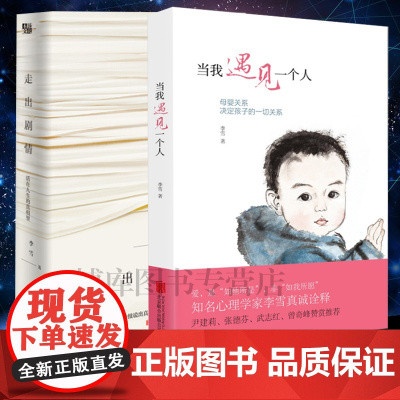 正版当我遇见一个人+走出剧情全套2册李雪母婴关系决定孩子的一切关系孩子文学心理学教育学孩子家庭教育育儿书籍排行榜