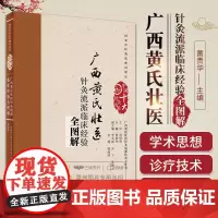 广西黄氏壮医针灸流派临床经验全图解 中医药针灸推拿 9787117281881 2019年6月参考书 黄贵华 主编 人民
