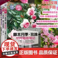 全3册 灌丛+藤本月季 玫瑰+绣球12月栽培笔记 新手养花大全 花卉种植养殖书籍 家庭养花实用大全 有格调的小家 植物病
