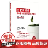 正版 企业所得税新申报表填报攻略和案例解析(风险点提示,专业解读;一线案例,实景填报——的填报攻略) 财政税收 书籍