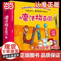 []魔法拼音国共10册正版 7册故事绘本3本游戏册100张字母牌 音频3-6岁幼儿汉语拼音启蒙认知故事书幼小衔接学前拼音