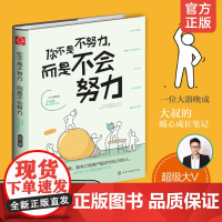 你不是不努力 而是不会努力 一位大器晚成大叔的暖心成长笔记 解决你的苦恼不再迷茫实现自我成功之道努力青少年成长励志书籍