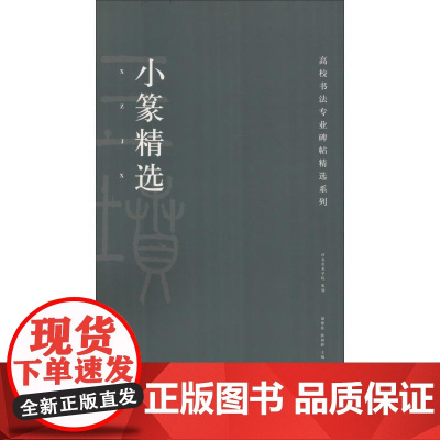 小篆精选 胡紫桂 陈阳静 著 胡紫桂,陈阳静 编 书法/篆刻/字帖书籍艺术 正版图书籍 湖南美术出版社
