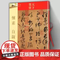 正版 怀素自叙帖天下墨宝唐代草书 附繁体旁注 毛笔软笔草书书法练字帖 历代书法名师名家 新手练字临摹集字 吉林文史出