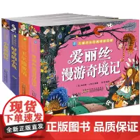 爱丽丝漫游奇境记 王尔德童话 好奇的小鱼 小狐狸阿权 共4册 彩图注音版 一二三四年级小学生课外阅读图书 3-6-12岁