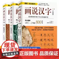 画说汉字全套3册小学版123456年级 学习读物 图解说文解字2700个汉字故事中华文学书局 汉字记忆技巧书 汉语教程