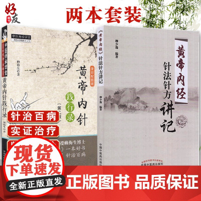 黄帝内经针法针方讲记+黄帝内针践行录 第二版 针灸学穴位经络针刺疗法 中医书籍 黄帝内针 中医养生保健书籍