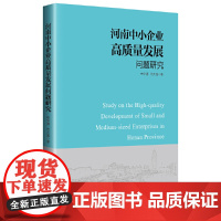 [正版书籍]河南中小企业高质量发展问题研究