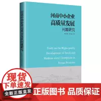 [正版书籍]河南中小企业高质量发展问题研究