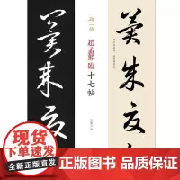 [正版书籍]赵孟頫临十七帖(一碑一帖)