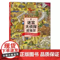 [迷宫大侦探皮埃尔系列]寻找被盗的迷宫石 浪花朵朵正版童书 到9岁儿童益智开发游戏冒险书籍 steam游戏同款绘本迷宫书