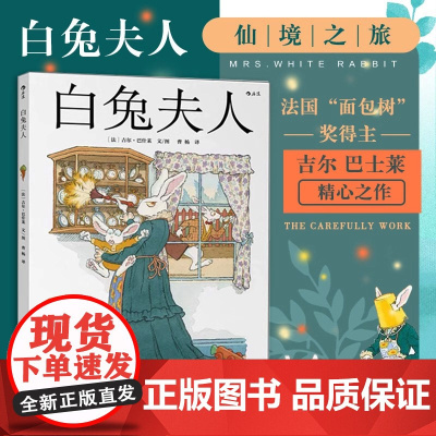 浪花朵朵童书 白兔夫人精装本 爱丽丝漫游奇境记之白兔番外篇 法国面包树奖得主吉尔巴什莱作品 儿童文学6到12岁 童话故事