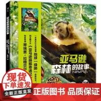浪花朵朵童书正版 亚马逊森林的故事 巴西亚马逊萌猴奇遇记同主题图书 儿童关爱探索大自然环保意识培养 摄影图片集