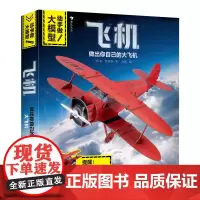 浪花朵朵童书正版 动手做!大模型 飞机 超大立体拼插模型 益智游戏手工书籍