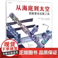从海底到太空精装本 浪花朵朵童书 图解名运载工具 巨幅全景剖面图探索内部构造之谜少儿儿童小学生初中生科普百科