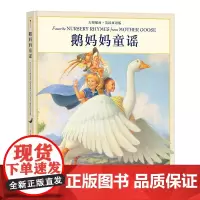浪花朵朵童书正版 鹅妈妈童谣 附音频大师插画英汉双语版 亲子共读睡前故事书儿童文学英语音韵启蒙经典童谣绘本书籍