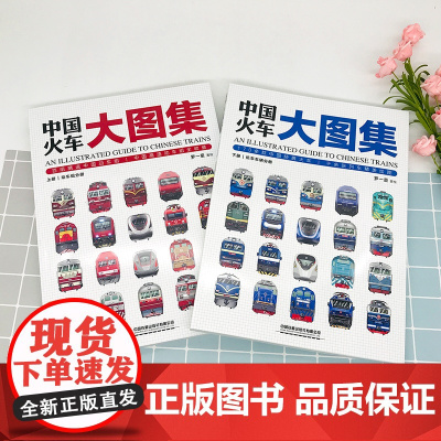 中国火车大图集上下全2册火车动车组内燃机车电力机车复兴号和谐号火车头儿童宝宝汽车工程车绘本揭秘火车科普童书百科大全