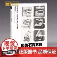 国美石膏五官 彦和文化蒋铭科素描基础表现考级头像挂面像书正版