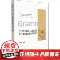 汉语作为第二语言的语法和语法教学研究