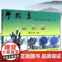 学国画山水画临摹入门教材临摹书中国画技法普及教材四跟徐湛学国画技法入门到精通山水画教程中国山水画技法学谱 科学普及