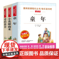 快乐读书吧六年级上册小英雄雨来+童年+爱的教育(套装共3册)曹、金波(无障碍导读版快乐读书吧阅读丛书六年级上彩插本