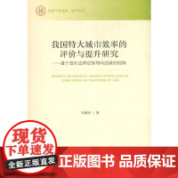 [正版书籍]我国特大城市效率的评价与提升研究——基于增长边界政策导向趋紧的视角